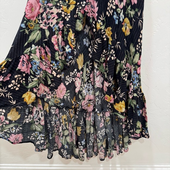 Auguste the Label Delilah Frill Maxi Dress Floral High Low Women's US 2 - Picture 13 of 16